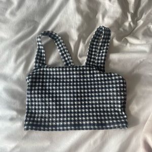 Aerie gingham workout set , never worn!